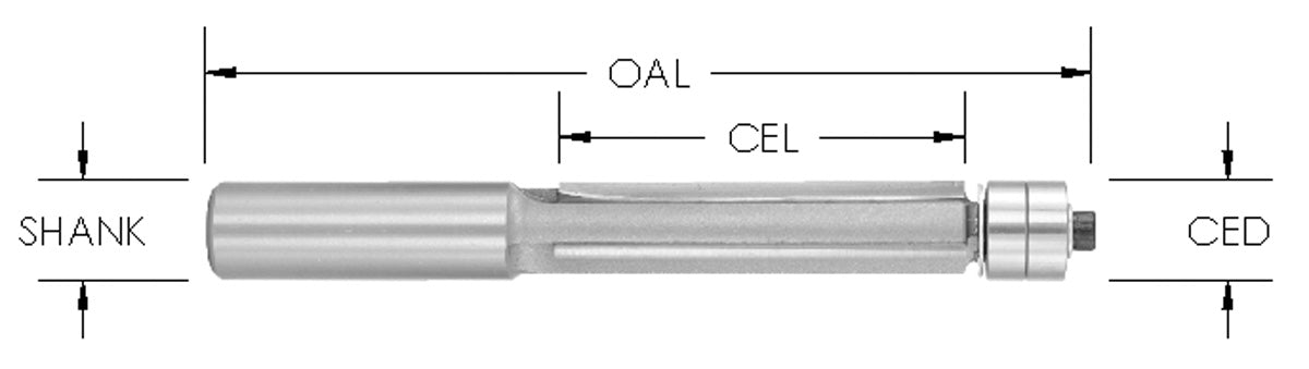 FLUSH TRIM DOUBLE BEARING