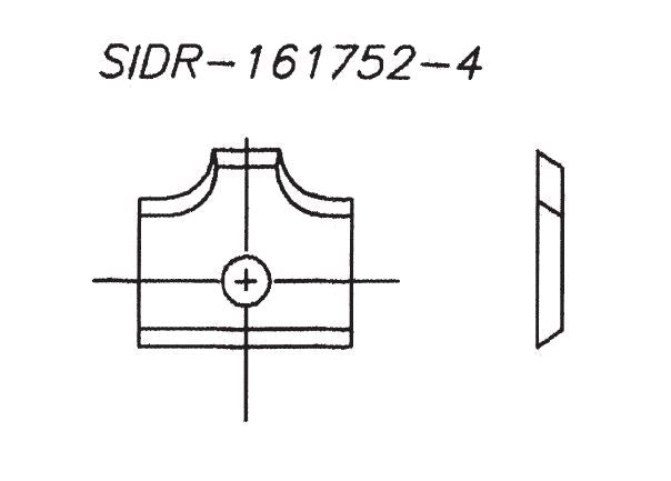 INSERT KNIVES - DOUBLE RADIUS KNIVES (3MM HOLE)