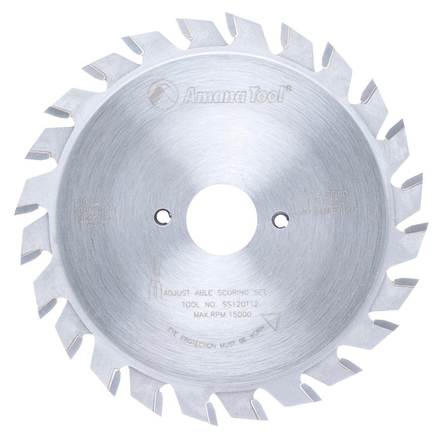 AMANA SS120T12 ADJ. SCORING 120MM/24T 20MM