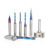 AMANA AMS-224 8PC CNC PREMIUM CNC TOOL SET