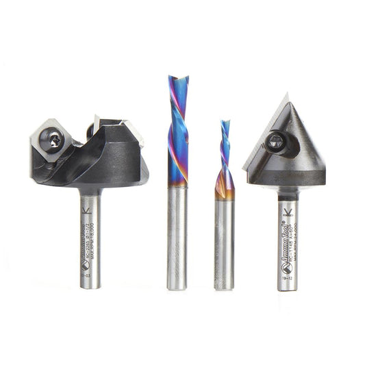 AMANA AMS-283 4PC GENERAL PURPOSE CNC 1/4"SK