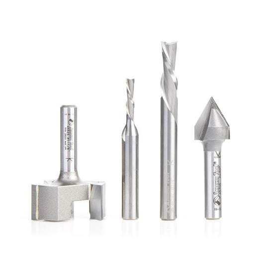 AMANA AMS-284 4PC GENERAL PURPOSE CNC 1/4"SK