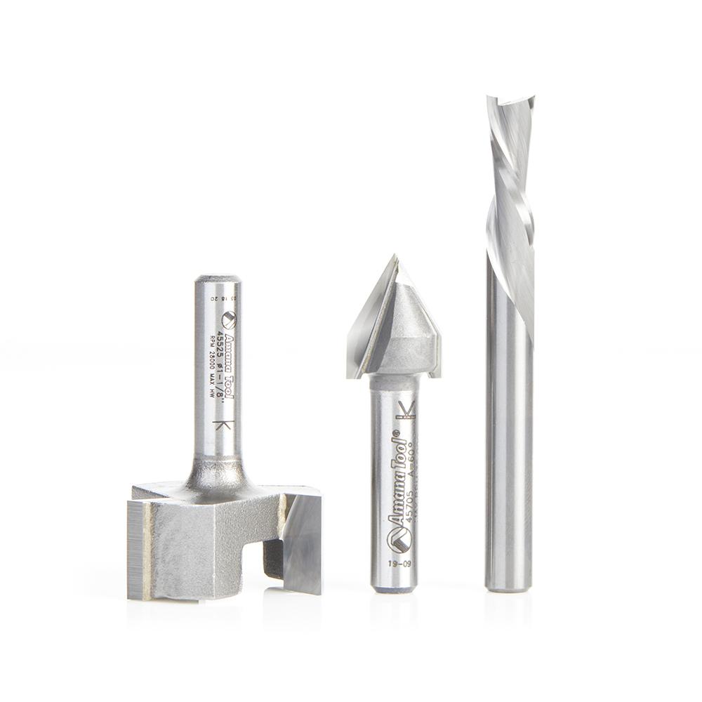 AMANA AMS-285 3PC GENERAL PURPOSE CNC 1/4"SK