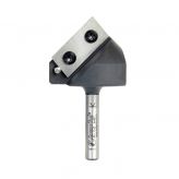 Amana Tool:RC-1142 V GROOVE INSERT 90° 1/4 SHANK