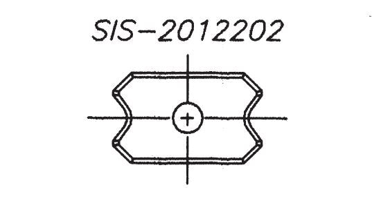 INSERT KNIVES - SCRAPER KNIVES 6 DEGREE