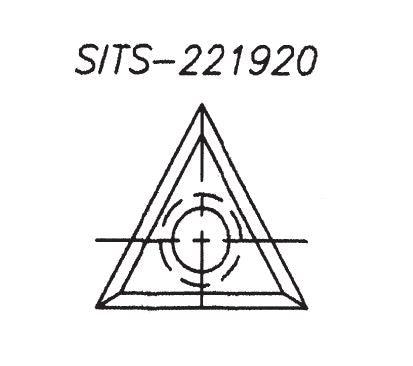 INSERT KNIVES - TRIANGLE SPUR KNIVES